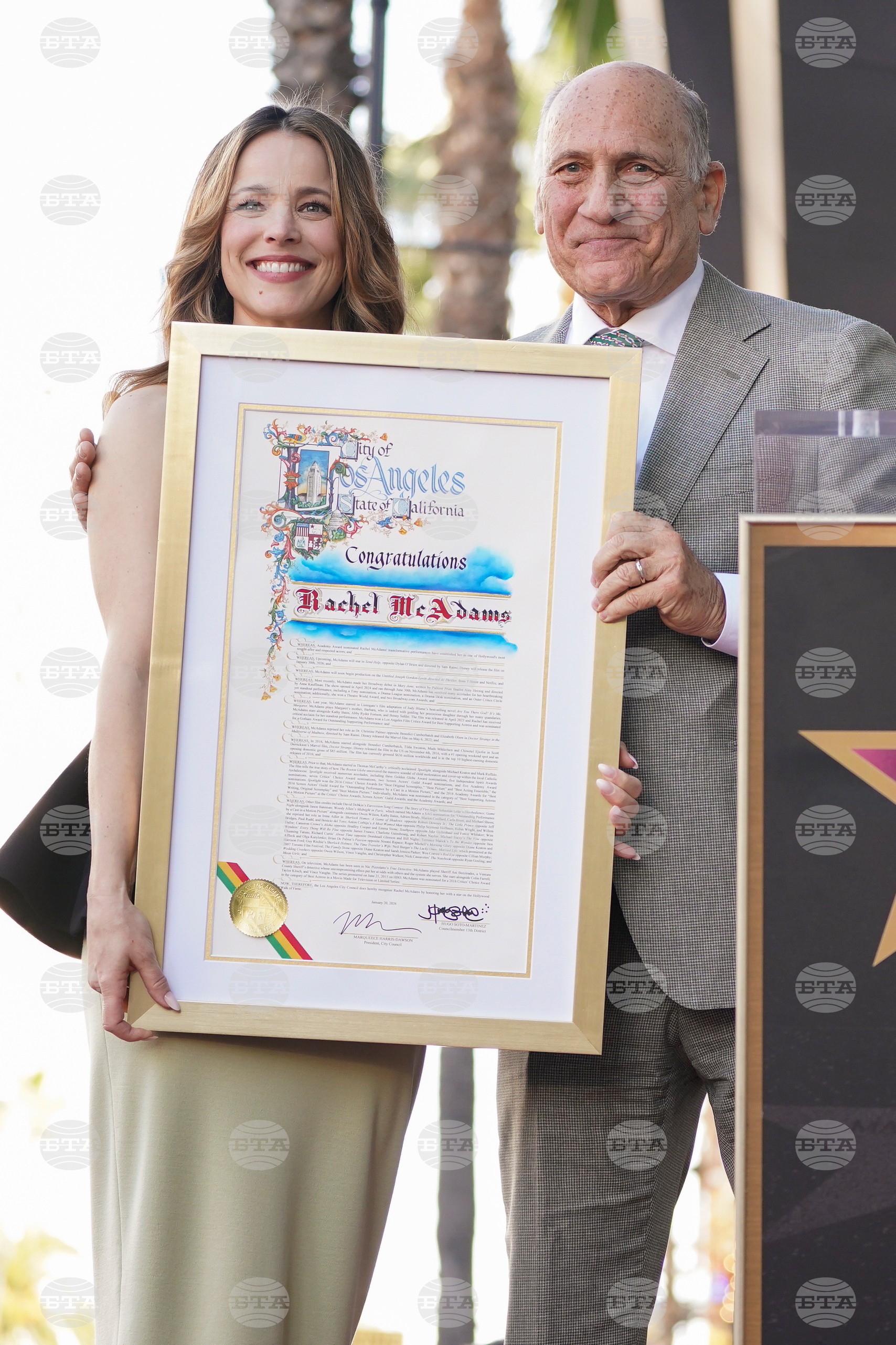 Rachel McAdams Walk of Fame