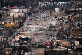 APTOPIX Chile Wildfires