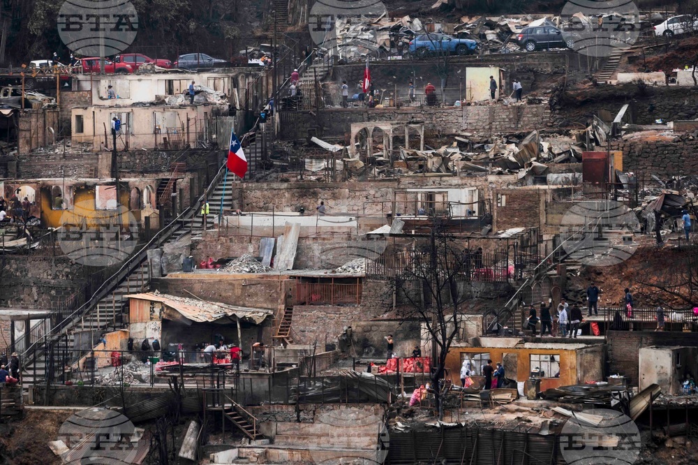 APTOPIX Chile Wildfires