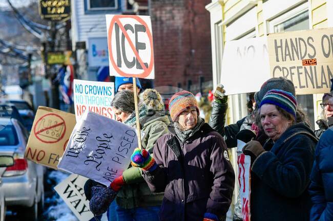 Trump Protest Vermont