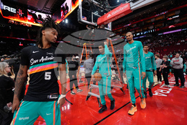Spurs Rockets Basketball