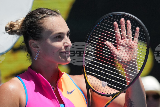 Водачката в световната ранглиста по тенис Арина Сабаленка се класира за третия кръг на Откритото първенство на Австралия, победи за Гоф, Свитолина и Шнайдер