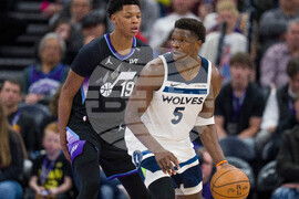 Timberwolves Jazz Basketball
