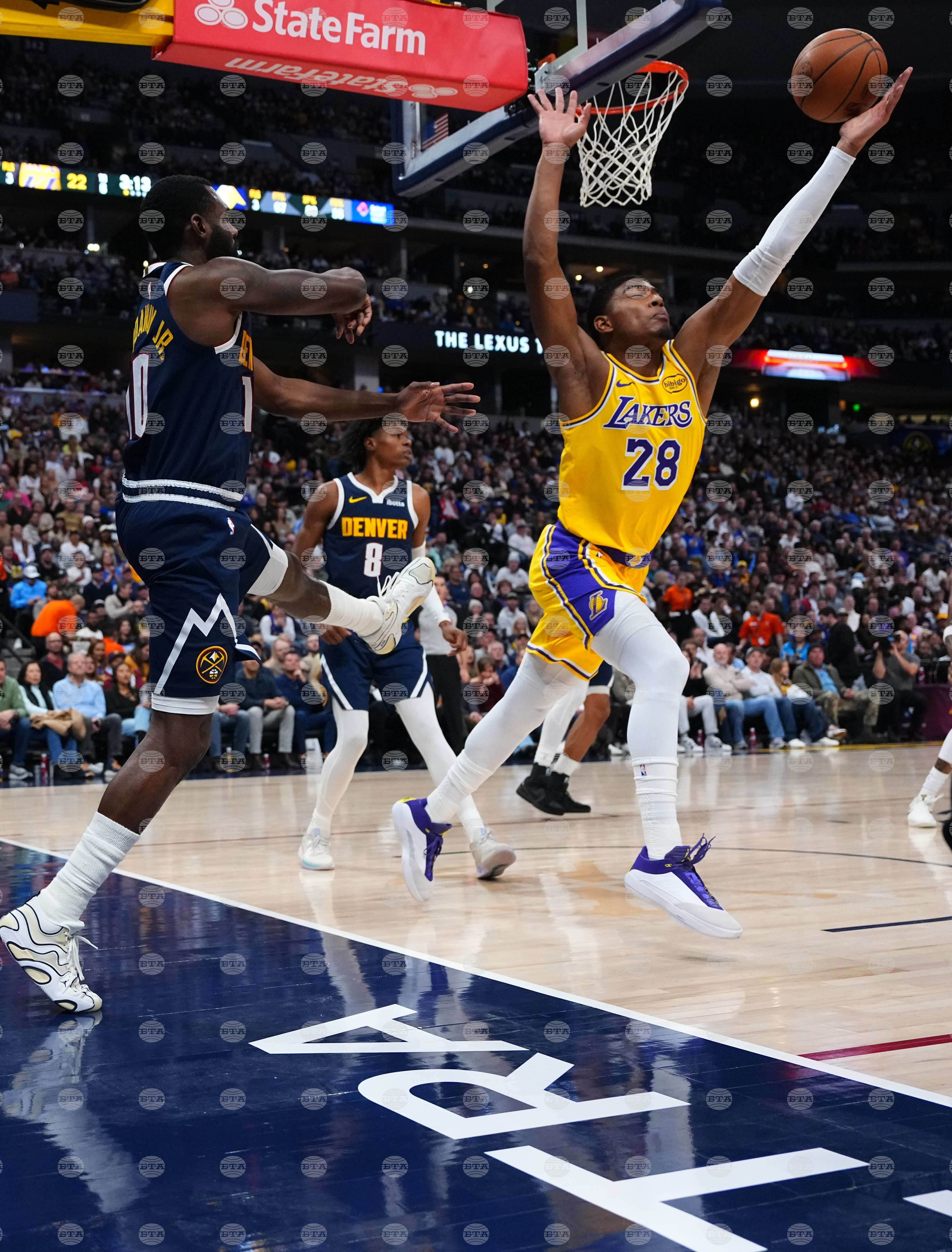 Lakers Nuggets Basketball