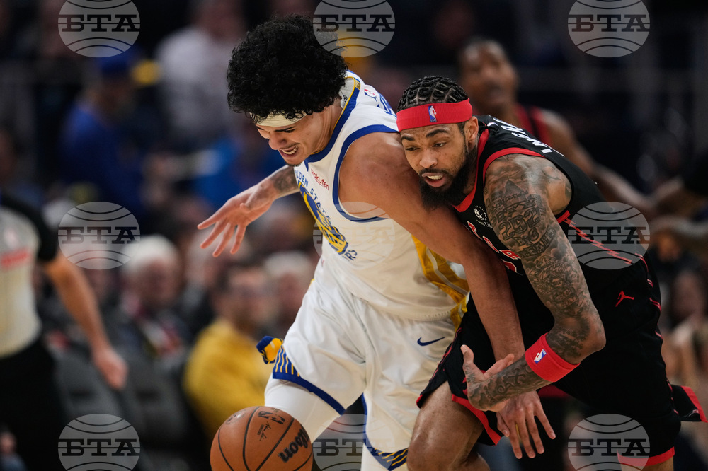 Raptors Warriors Basketball