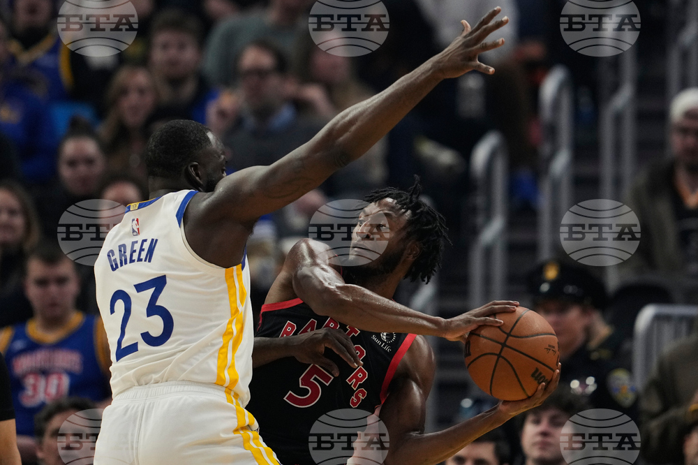 Raptors Warriors Basketball