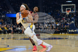 Raptors Warriors Basketball