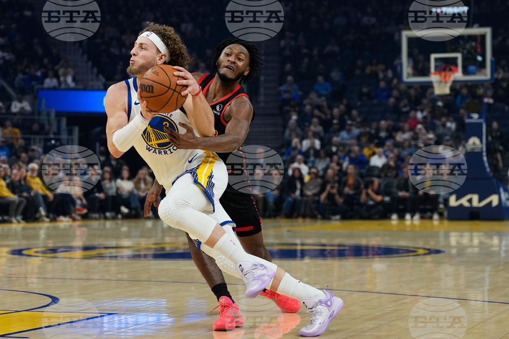 Raptors Warriors Basketball