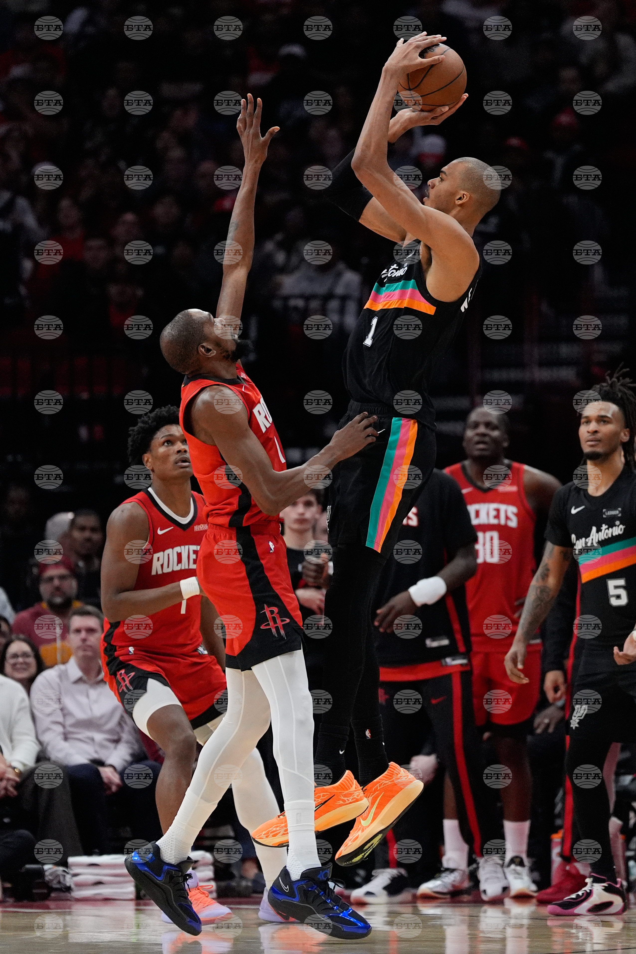 Spurs Rockets Basketball