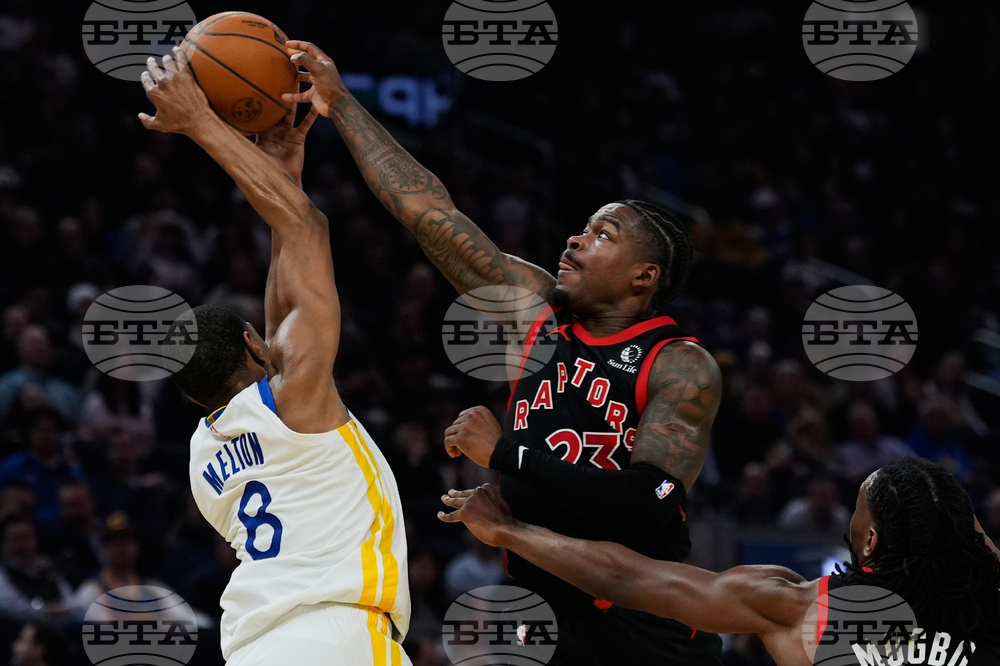 Raptors Warriors Basketball