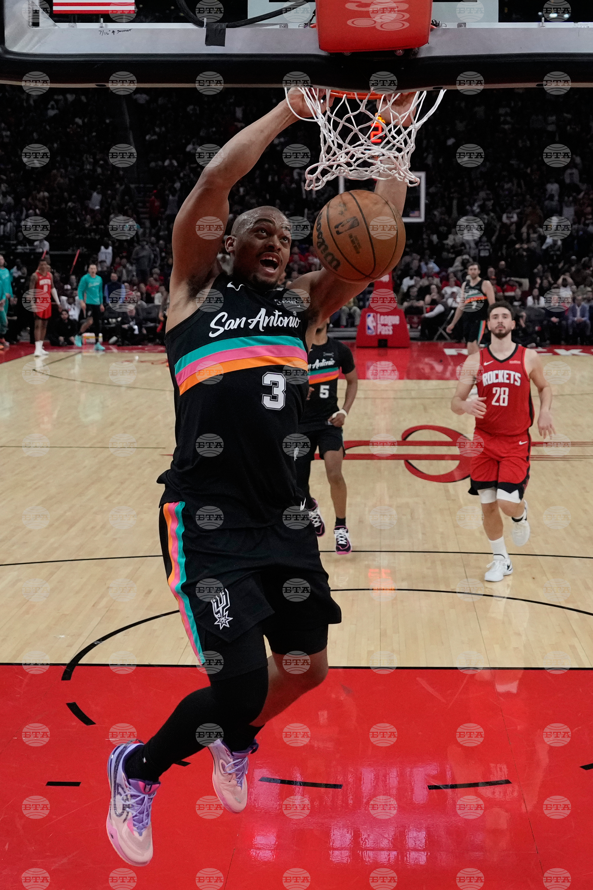 Spurs Rockets Basketball