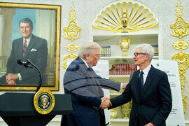 Trump One Year Davos