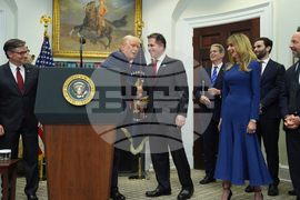 Trump One Year Davos