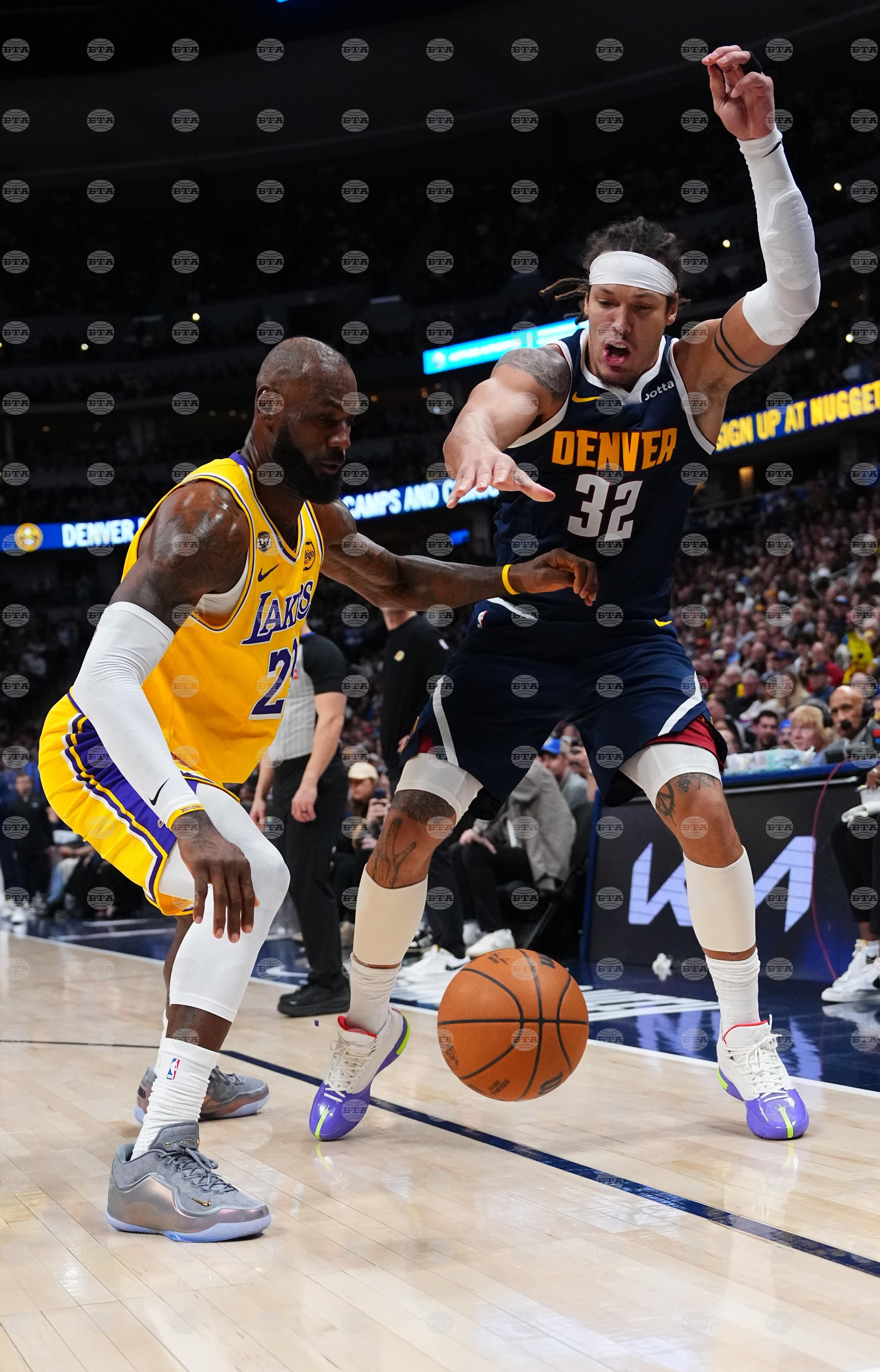 Lakers Nuggets Basketball