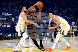 Raptors Warriors Basketball