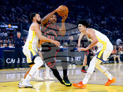 Raptors Warriors Basketball