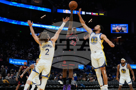 Raptors Warriors Basketball