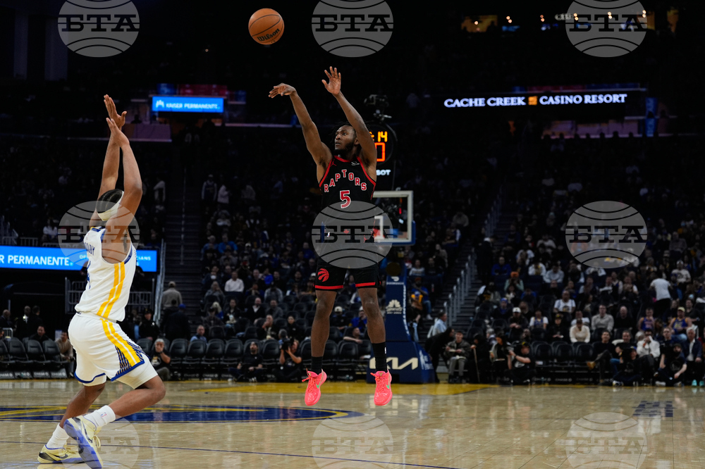 Raptors Warriors Basketball