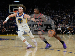 Raptors Warriors Basketball