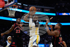 Raptors Warriors Basketball