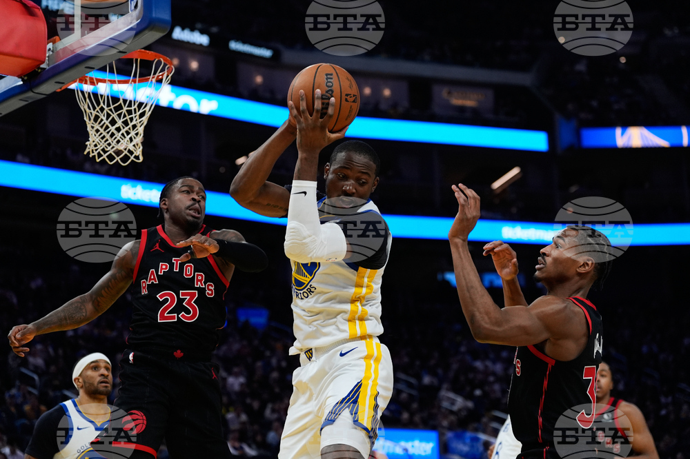 Raptors Warriors Basketball