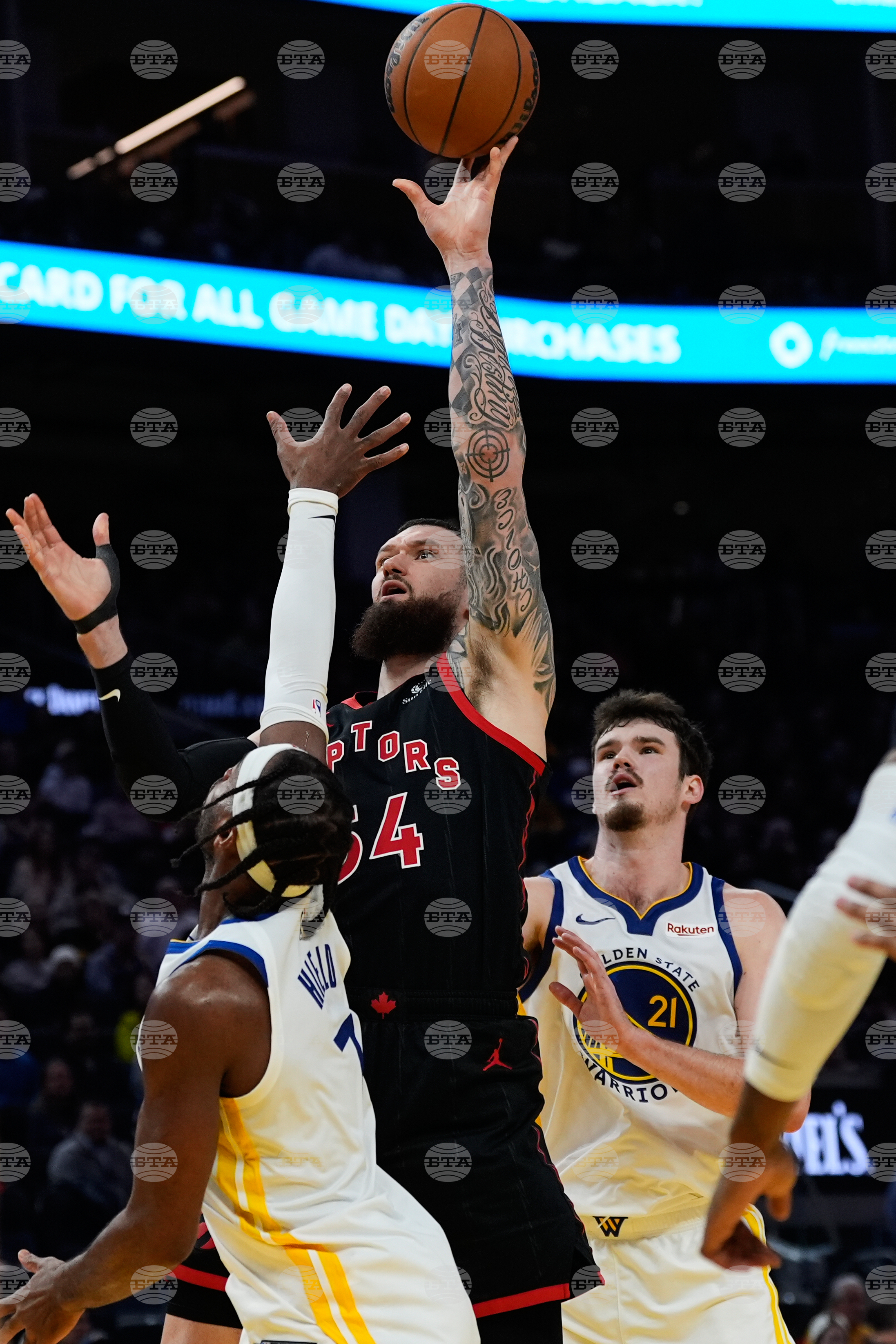 Raptors Warriors Basketball