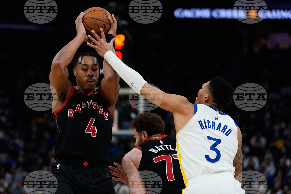 Raptors Warriors Basketball