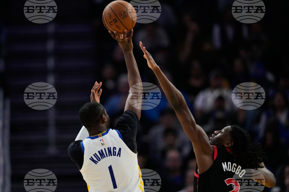 Raptors Warriors Basketball