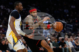 Raptors Warriors Basketball