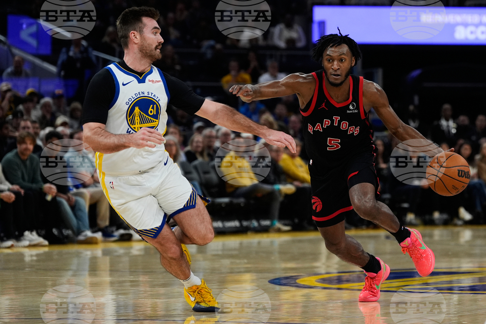 Raptors Warriors Basketball