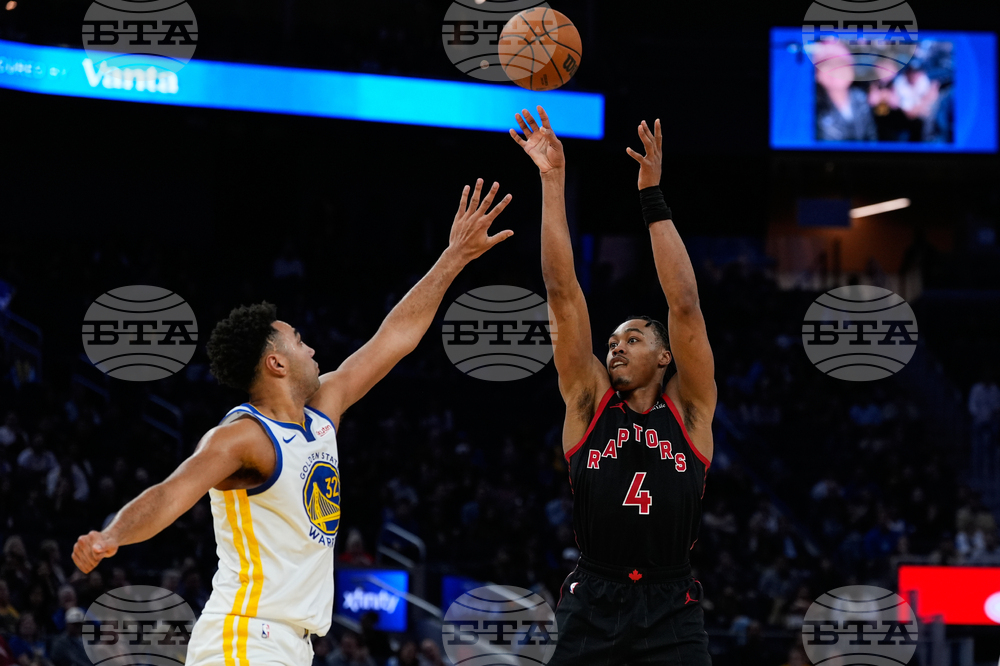 Raptors Warriors Basketball