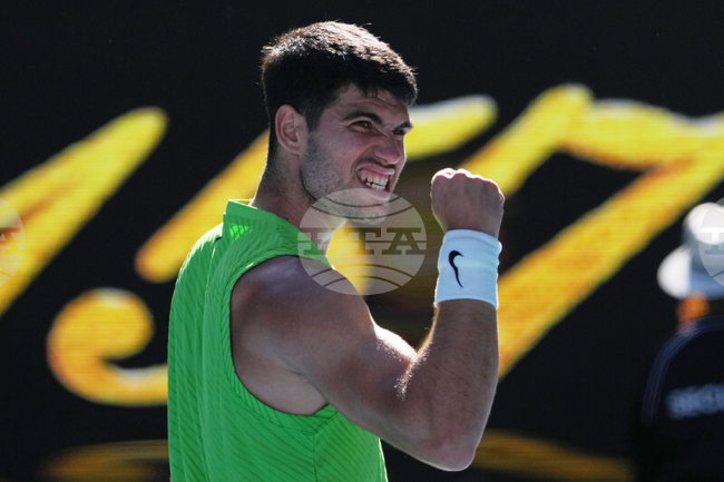 Карлос Алкарас и Даниил Медведев се класираха за третия кръг на Откритото първенство на Австралия по тенис