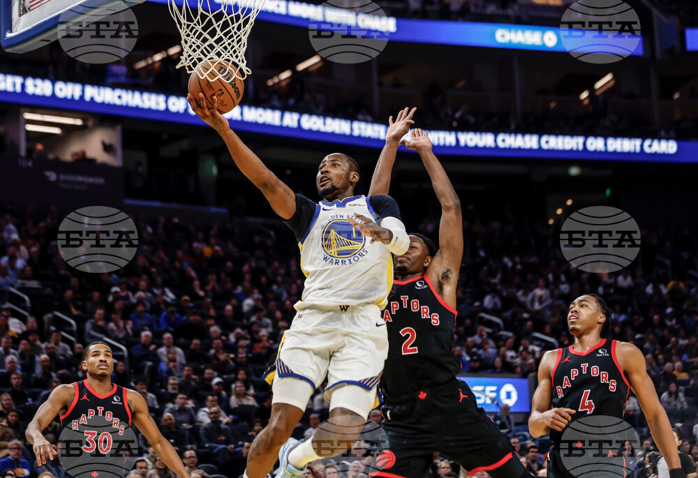 Raptors Warriors Basketball