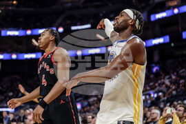 Raptors Warriors Basketball