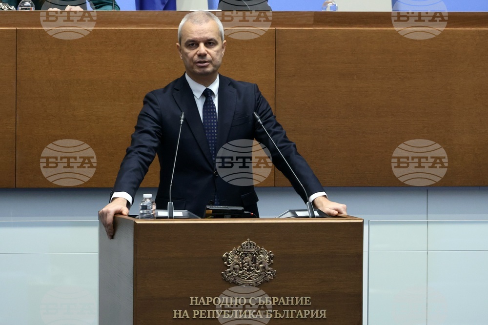 Народно събрание - заседание - Костадин Костадинов