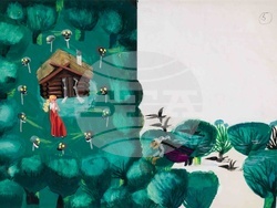 „Илюстрации към приказките на Николай Райнов“ от Любен Зидаров ще бъдат показани в изложба в София. Снимка: Галерия „Стубел“