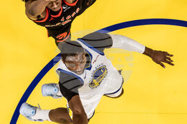 Raptors Warriors Basketball