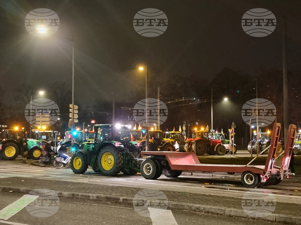 Франция - Страсбург - фермери - протест