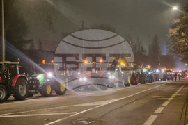 Франция - Страсбург - фермери - протест