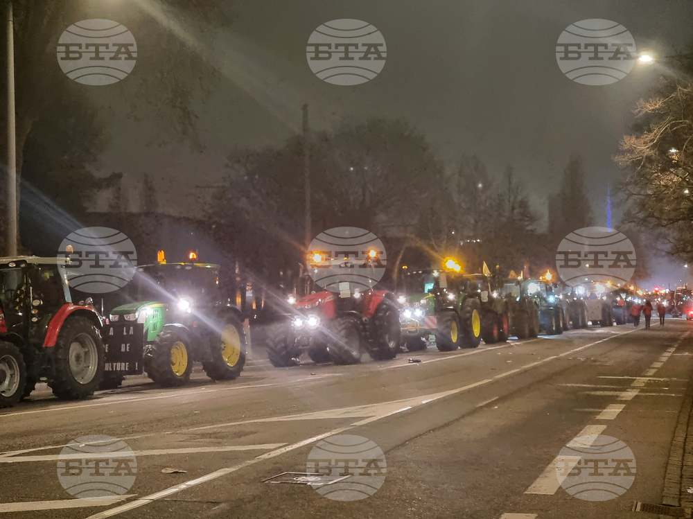 Франция - Страсбург - фермери - протест