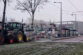 Франция - Страсбург - фермери - протест