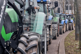Франция - Страсбург - фермери - протест