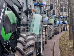 Франция - Страсбург - фермери - протест