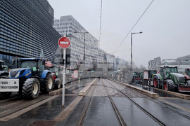 Франция - Страсбург - фермери - протест