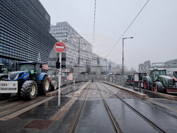 Франция - Страсбург - фермери - протест