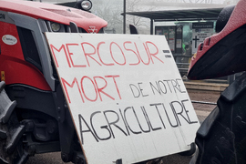 Франция - Страсбург - фермери - протест