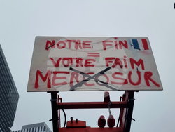 Франция - Страсбург - фермери - протест