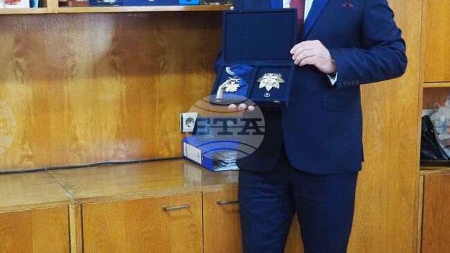 Директорът на полицията в Сливен бе удостоен с най-високото отличие на МВР