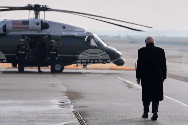 APTOPIX Switzerland Davos Trump