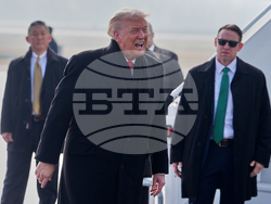 APTOPIX Switzerland Davos Trump